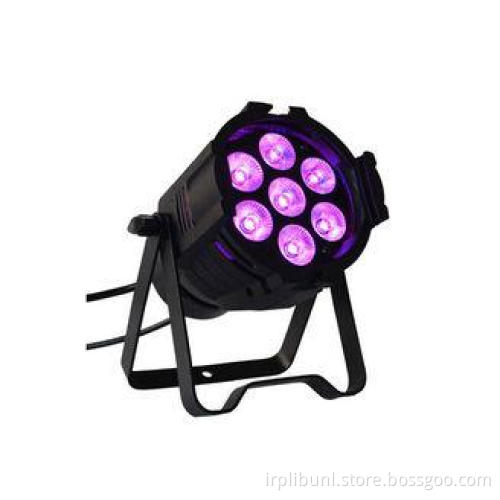 7pcs 15W RGBWA Led Par Light for Live Performances and Con